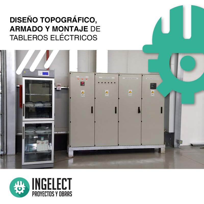 Diseño topográfico, armado y montaje de tableros eléctricos