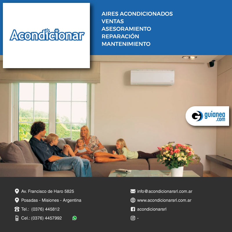 Acondicionar SRL Reparacion y Mantenimiento Aire Acondicionado Posadas