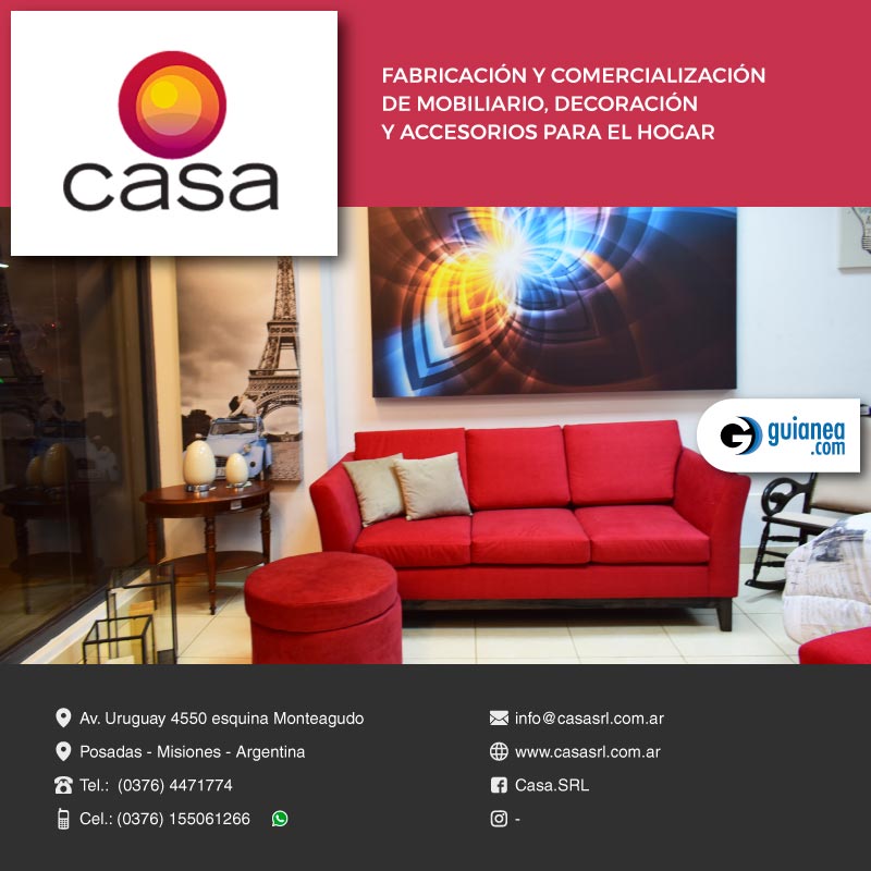 Casa SRL Muebles Decoración Posadas Misiones