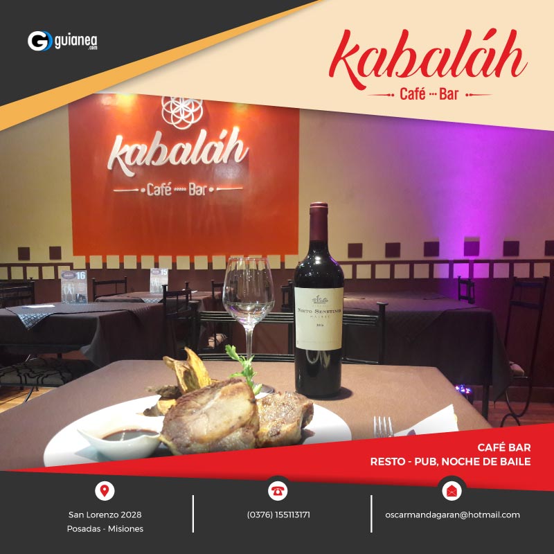 Kabalah pub cafe bar resto Posadas Misiones