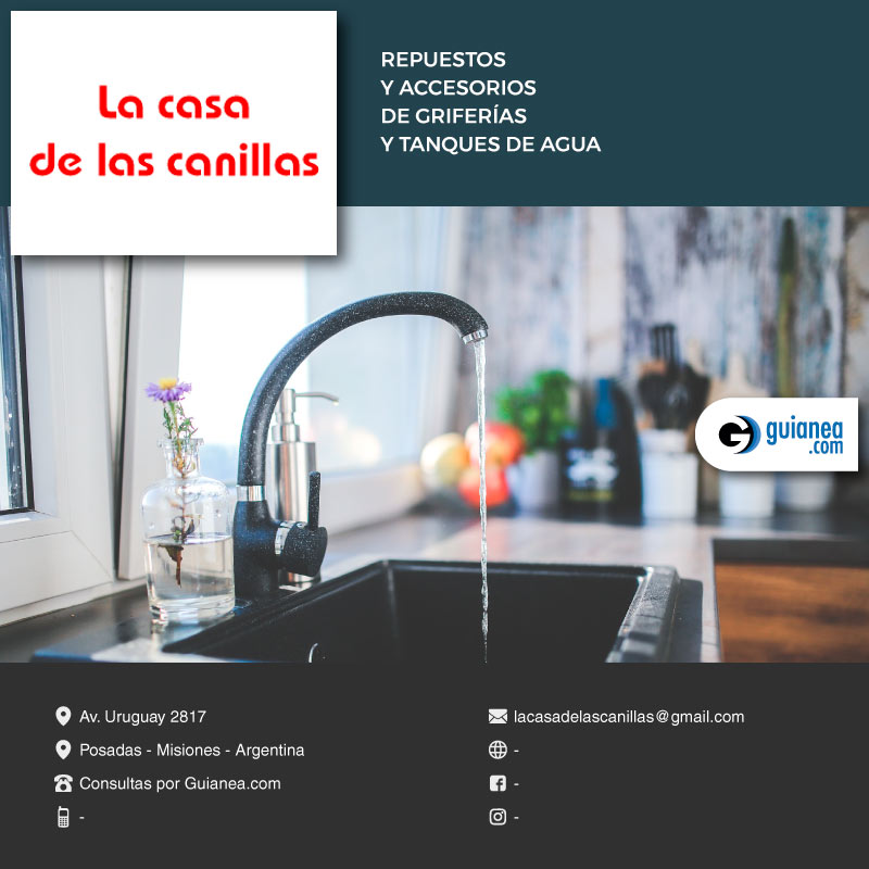 La casa de las canillas, repuestos, accesorios, Posadas Misiones