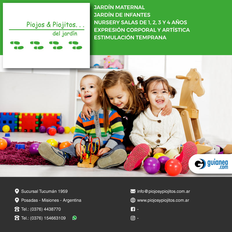 Jadrín de infantes Piojos y Piojitos Posadas