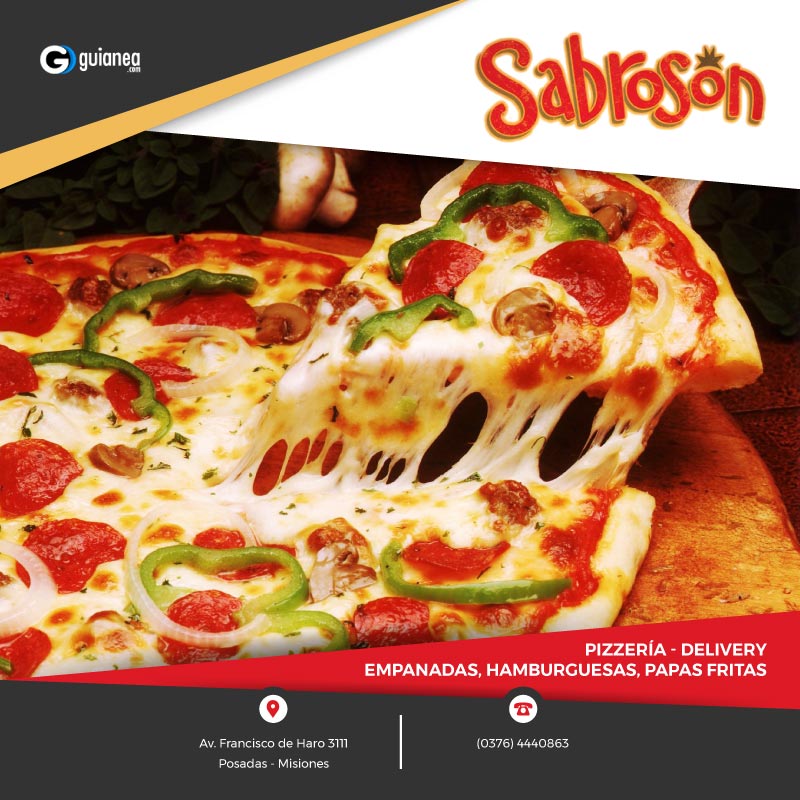 Sabroson Pizzas Delivery Posadas Misiones