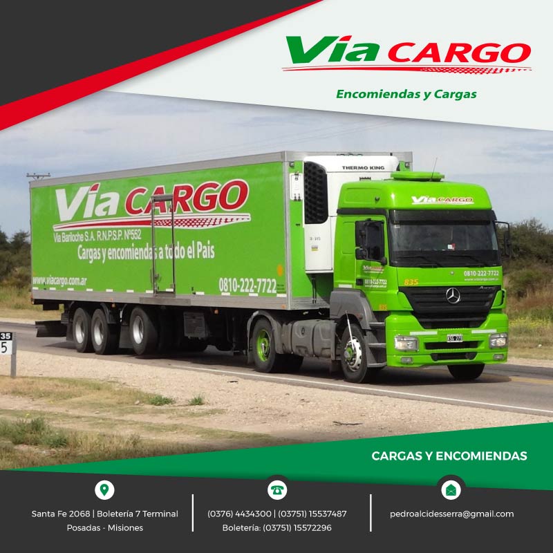 Via Cargo Envíos a todo el País Posadas Misiones